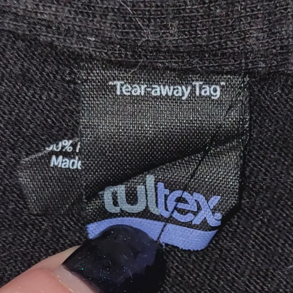 Black Tee Shirt, Size Small - Picture 3 of 4